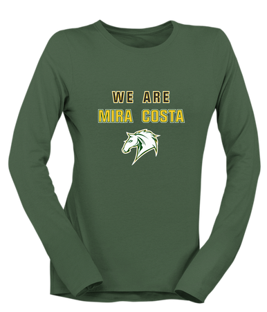 Mira Costa Mustangs We Are Women's Premium LS T-Shirt