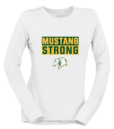 Mira Costa Mustangs Strong #1 Women's LS T-Shirt