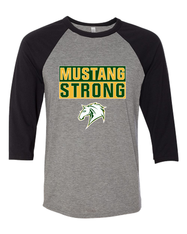 Mira Costa Mustangs Strong #1 Men's Baseball T-Shirt