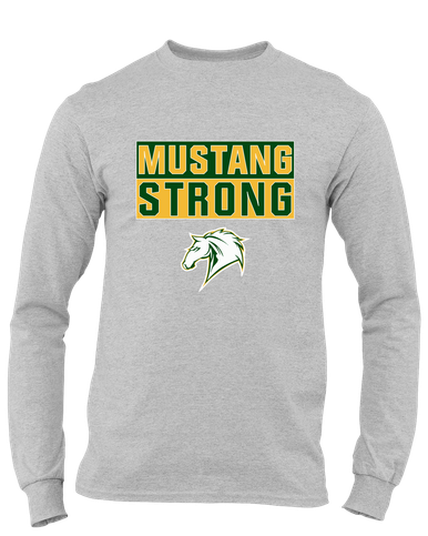 Mira Costa Mustangs Strong #1 Men's LS T-Shirt