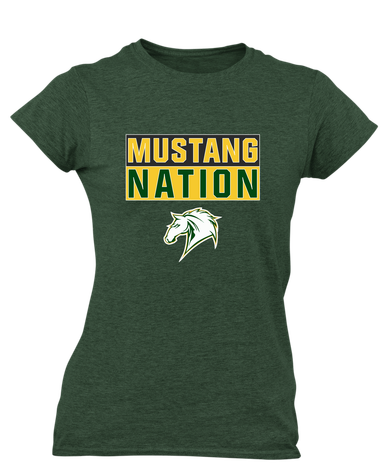 Mira Costa Mustangs Nation #1 Women's SS T-Shirt