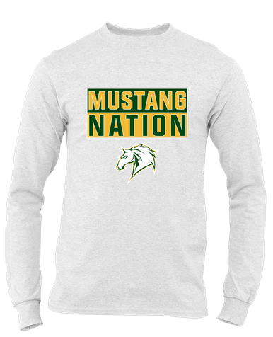 Mira Costa Mustangs Nation #1 Men's LS T-Shirt