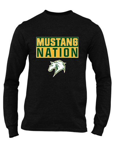 Mira Costa Mustangs Nation #1 Men's Premium LS T-Shirt