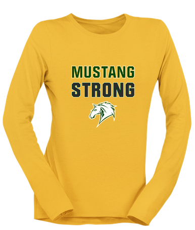 Mira Costa Mustangs Strong #2 Women's LS T-Shirt