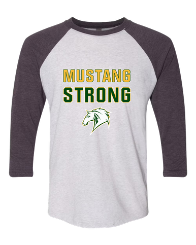 Mira Costa Mustangs Strong #2 Women's Baseball T-Shirt