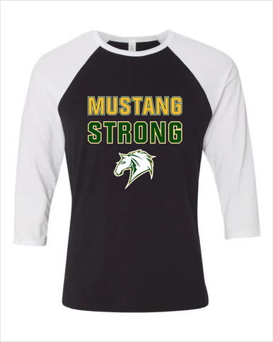Mira Costa Mustangs Strong #2 Men's Baseball T-Shirt