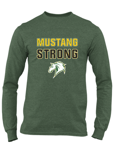 Mira Costa Mustangs Strong #2 Men's LS T-Shirt
