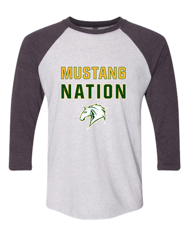 Mira Costa Mustangs Nation #2 Men's Baseball T-Shirt