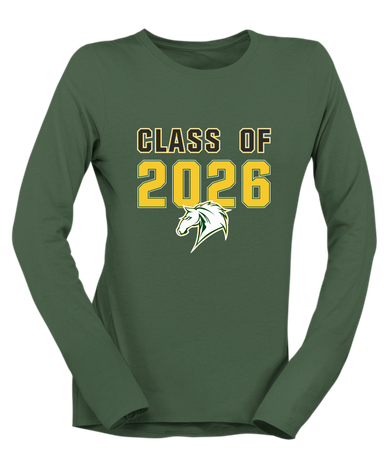 Mira Costa Mustangs Class of 2026 Women's Premium LS T-Shirt