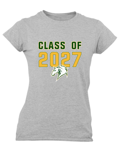 Mira Costa Mustangs Class of 2027 Women's Premium SS T-Shirt