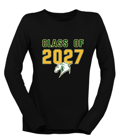 Mira Costa Mustangs Class of 2027 Women's Premium LS T-Shirt
