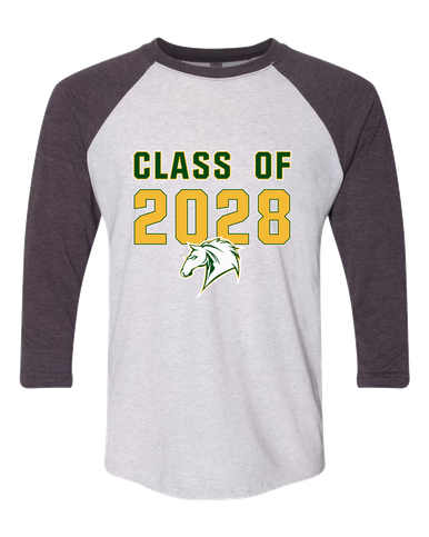 Mira Costa Mustangs Class of 2028 Women's Baseball T-Shirt