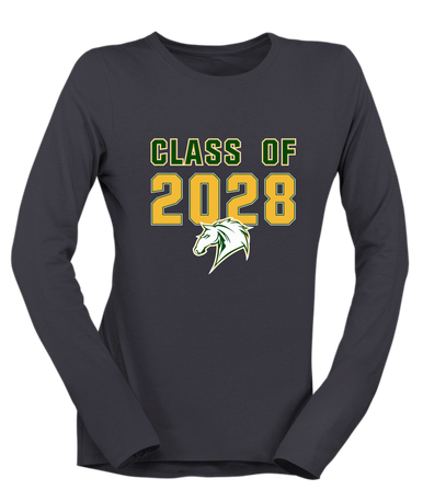 Mira Costa Mustangs Class of 2028 Women's Premium LS T-Shirt