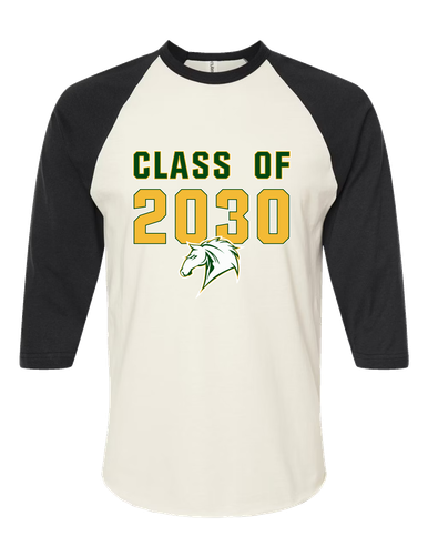 Mira Costa Mustangs Class of 2030 Women's Baseball T-Shirt