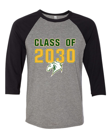 Mira Costa Mustangs Class of 2030 Men's Baseball T-Shirt