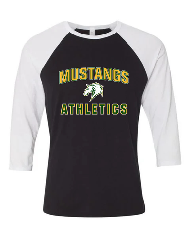 Mira Costa Mustangs Athletics Women's Baseball T-Shirt