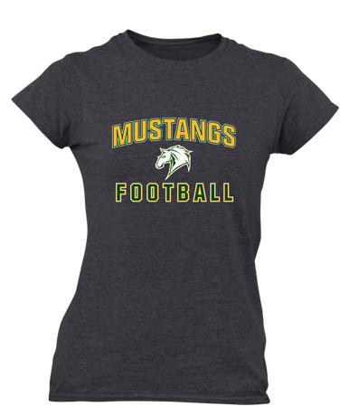 Mira Costa Mustangs Football #1 Women's SS T-Shirt