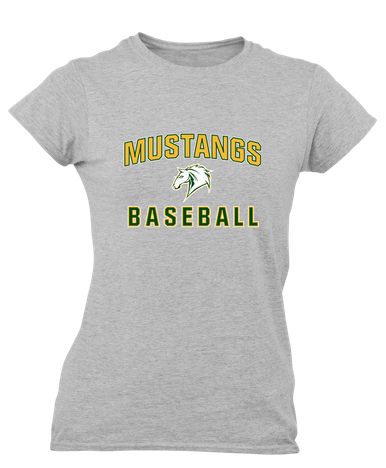 Mira Costa Mustangs Baseball #1 Women's Premium SS T-Shirt