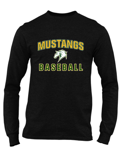 Mira Costa Mustangs Baseball #1 Men's Premium LS T-Shirt