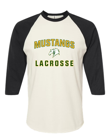 Mira Costa Mustangs Lacrosse Women's Baseball T-Shirt