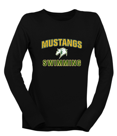 Mira Costa Mustangs Swimming Women's LS T-Shirt