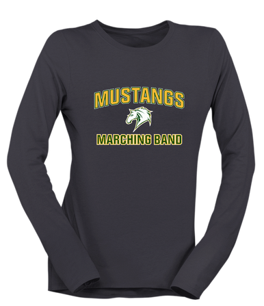 Mira Costa Mustangs Marching Band Women's Premium LS T-Shirt