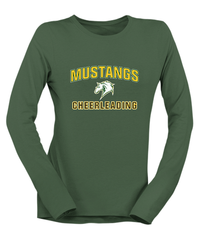 Mira Costa Mustangs Cheerleading Women's Premium LS T-Shirt