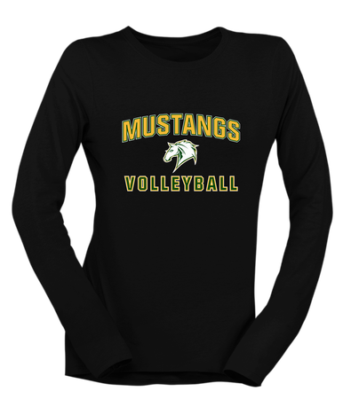 Mira Costa Mustangs Volleyball Women's Premium LS T-Shirt