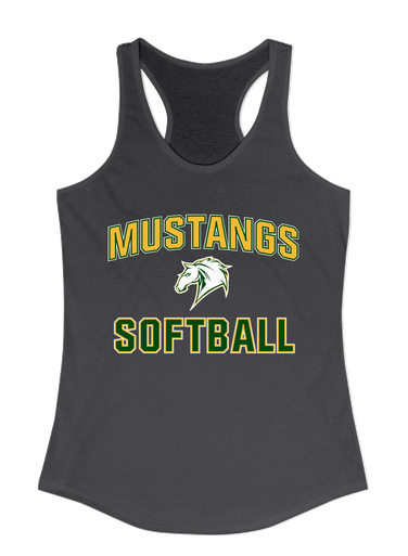 Mira Costa Mustangs Softball #1 Women's Tank Top