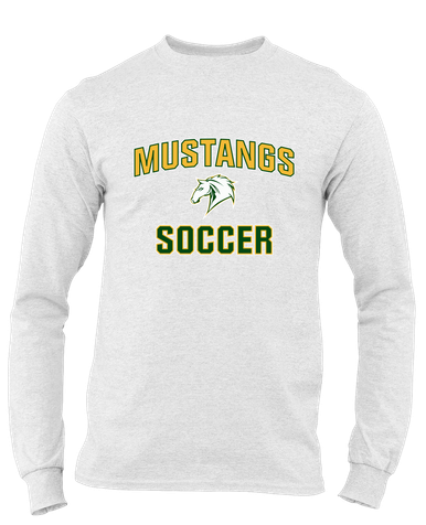 Mira Costa Mustangs Soccer #1 Men's LS T-Shirt