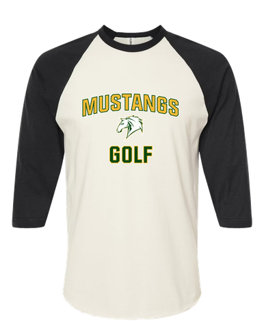 Mira Costa Mustangs Golf Women's Baseball T-Shirt