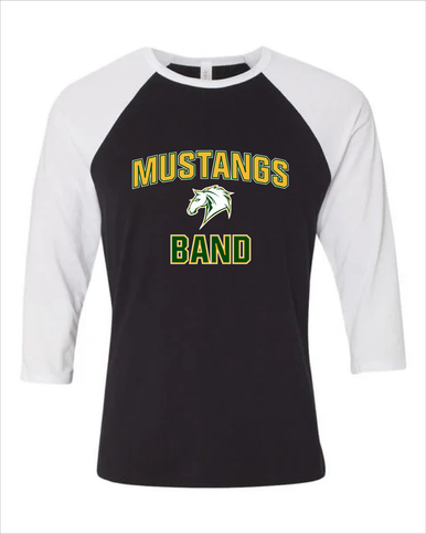 Mira Costa Mustangs Band # 1 Men's Baseball T-Shirt