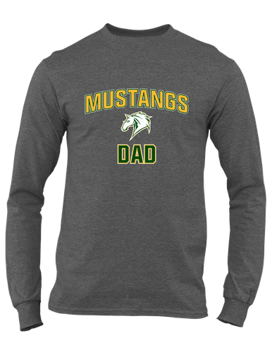 Mira Costa Mustangs Dad Men's LS T-Shirt