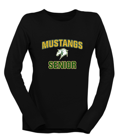 Mira Costa Mustangs Senior #1 Women's LS T-Shirt