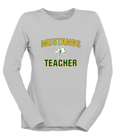 Mira Costa Mustangs Teacher Women's LS T-Shirt