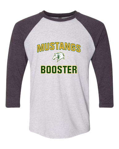 Mira Costa Mustangs Booster Men's Baseball T-Shirt