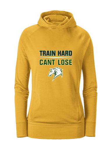 Mira Costa Mustangs Train Hard, Can't Lose Women's Hoodie