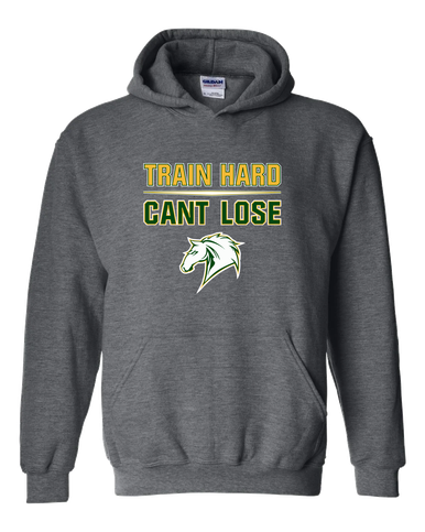 Mira Costa Mustangs Train Hard, Can't Lose Men's Hoodie