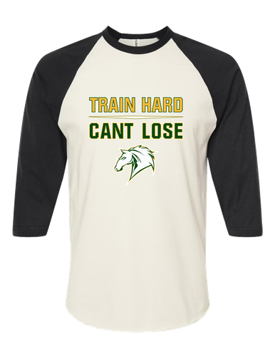 Mira Costa Mustangs Train Hard, Can't Lose Women's Baseball T-Shirt