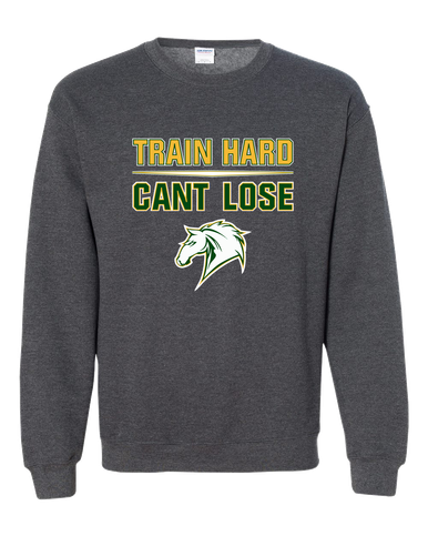 Mira Costa Mustangs Train Hard, Can't Lose Men's Sweatshirt