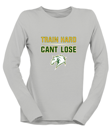 Mira Costa Mustangs Train Hard, Can't Lose Women's Premium LS T-Shirt