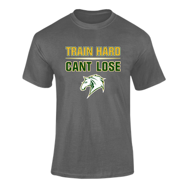 Mira Costa Mustangs Train Hard, Can't Lose Men's SS T-Shirt