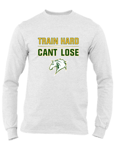 Mira Costa Mustangs Train Hard, Can't Lose Men's Premium LS T-Shirt