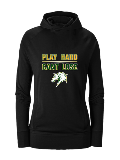 Mira Costa Mustangs Play Hard, Can't Lose Women's Hoodie