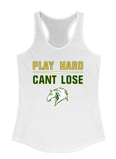 Mira Costa Mustangs Play Hard, Can't Lose Women's Tank Top