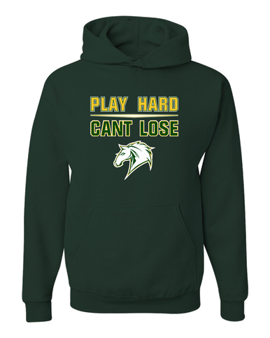 Mira Costa Mustangs Play Hard, Can't Lose Men's Premium Hoodie
