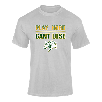 Mira Costa Mustangs Play Hard, Can't Lose Men's SS T-Shirt