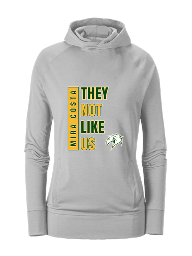 Mira Costa Mustangs They Not Like Us #1 Women's Hoodie