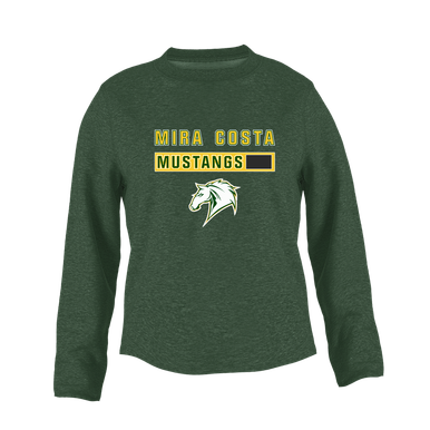 Mira Costa Mustangs Mascot #7 Women's Sweatshirt