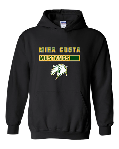 Mira Costa Mustangs Mascot #7 Men's Hoodie